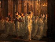 Louis Janmot First communion oil painting artist